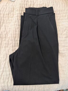 Uniqlo Wide Leg Black Dress Pants